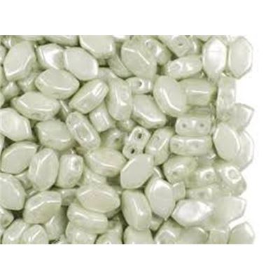 Paros Par Puca Opaque Light Green Lustre 5 gram Pack (approx 30 beads) each