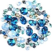 Crystal Rivolis (Pointy Back Cabochons)