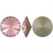 Crystal Rivoli Light Rose 12mm each