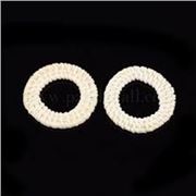 Connector Rattan Woven Ring Handmade 35-45x4-6mm each