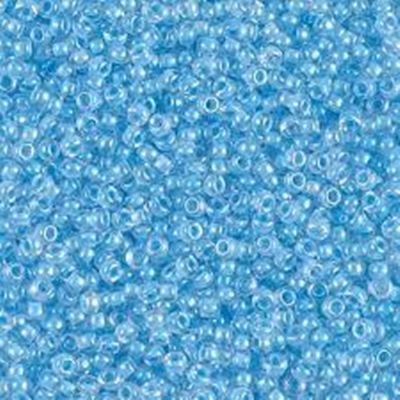 Miyuki Luminous Ocean Blue Size 11 Seed Beads Approx 24g (Tube)
