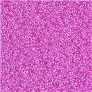 Miyuki Luminous Hot Magenta Size 11 Seed Beads Approx 24g (Tube)