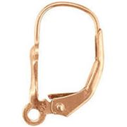 Earrings Continental Hooks per pair Pink Copper 