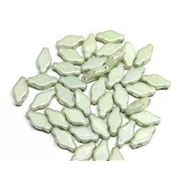 Navette 6x12mm Chalk Green Lustre (approx 25g) Tube each