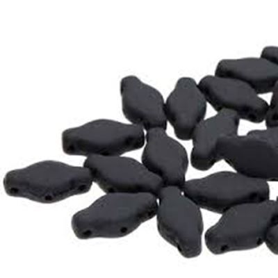 Navette 6x12mm Matte Jet (approx 25g) Tube each