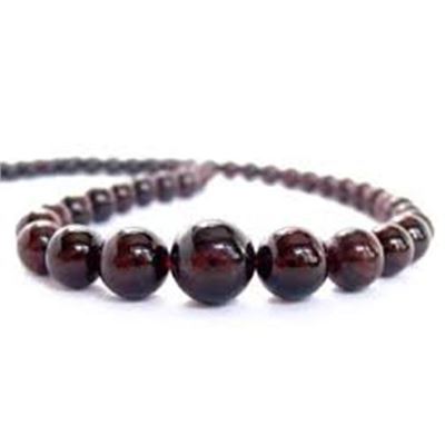 Semi Precious Strand Garnet Graduated Round  4-13mm (16 inch) ea