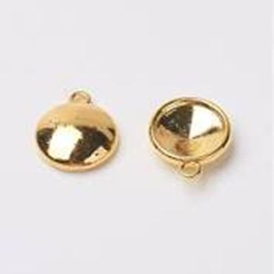 Pendant Setting Tibetan Style12mm Rivoli Gold ea