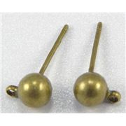 Earring Studs - Antique Brass Colour