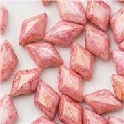 Matubo Gem Duo 8x5mm Two Hole Chalk Red Terracotta 5g minimum