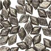Matubo Gem Duo 8x5mm Two Hole Antique Chrome 5g minimum