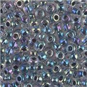 Miyuki Drop Noir Lined Crystal 3.4mm - Minimum 10g