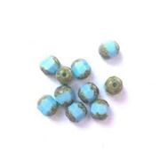 Cathedral Opaque Turquoise 8mm ea