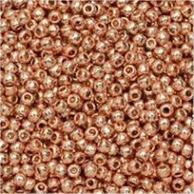 Toho Seed Bead Permanent Finish Galvanised Rose Gold 11/0 - Minimum 8g