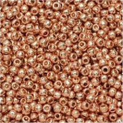 Toho Seed Bead Permanent Finish Galvanised Rose Gold 11/0 - Minimum 8g