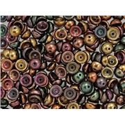 Teacup Beads Matte Metallic Bronze Iris 4x2mm Tube Approx (115 beads) 9 grams