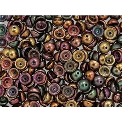 Teacup Beads Matte Metallic Bronze Iris 4x2mm Tube Approx (115 beads) 9 grams