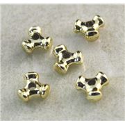 Tri Bead Gold Metallic 12mm - Minimum 8g