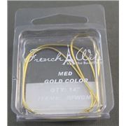 French Wire Fine 0.7mm Gold (40.6cm) ea