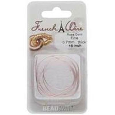 French Wire  Fine 0.7mm Rose Gold (40.6cm) ea
