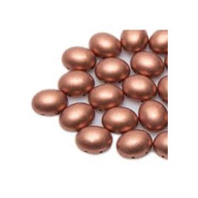 Candy Oval Two Hole Crystal Vintage Copper 6x8mm each