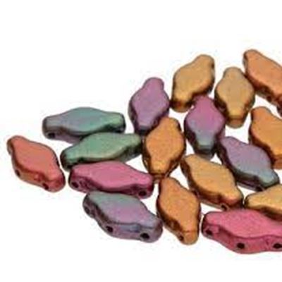 Navette 6x12mm Violet Rainbow (approx 25g) Tube each