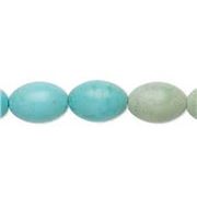 Turquoise (reconstituted) Oval 14x10mm (approx 29 beads) each
