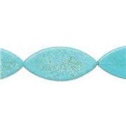 Semi Precious Turquoise (reconstituted) Marquise 28x13mm each