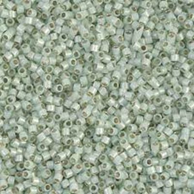 Delica DBR 1454 Silver Lined Light Moss Opal 11/0 - Minimum 3g