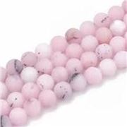 Semi Precious Strands Frosted Cherry Blossom Jasper 8mm Round(approx 47 beads) 15 inch each