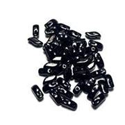 Stormduo Bead 3x7mm Jet 8g Tube approx 74 beads ea.