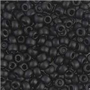 Miyuki Seed Bead Matte Black 11/0 - Minimum 8g