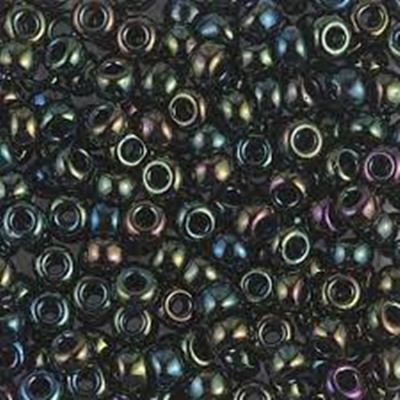 Miyuki Seed Bead Metallic Forest Green Iris 8/0 - Minimum 12g