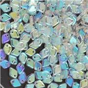 Dragon Scale Bead 1.5x5mm Crystal AB Tube Approx 9.5gram