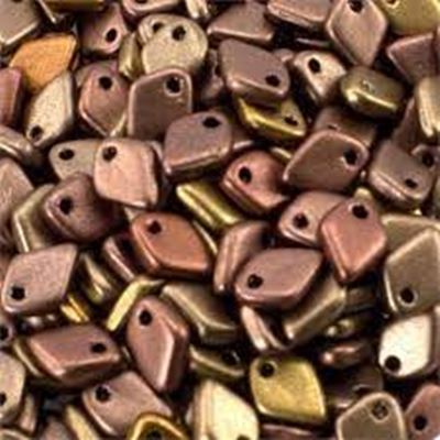 Dragon Scale Bead 1.5x5mm Metallic Mix Tube Approx 9.5gram