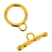 Clasp - Toggle Gold 25mm ea