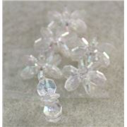 Star Bead Clear AB 12mm - Minimum 8g