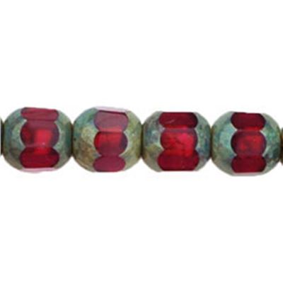 Cathedral Fire Polished Fuchsia 6mm ea