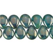 Czech Glass Pear-Shaped Drops 12x16mm