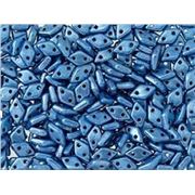 CzechMates Diamond 6.5x4mm Saturated Metallic Bluestone Tube (approx 8.5grams)