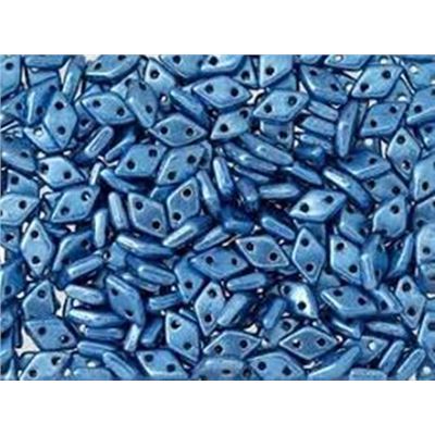 CzechMates Diamond 6.5x4mm Saturated Metallic Bluestone Tube (approx 8.5grams)