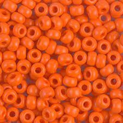 Miyuki Seed Bead Opaque Orange 6/0 - Minimum 8g