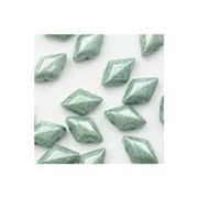 Matubo Gem Duo 8x5mm Two Hole Chalk Green Lustre 5g minimum
