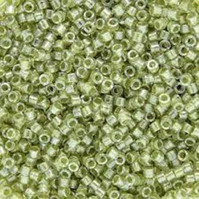 Delica DBR 903 - Sparkling Peridot Lined Crystal 11/0 - Minimum 3g