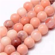Semi Precious Strands Pink Aventurine Round 6mm (Approx 58 beads) each 
