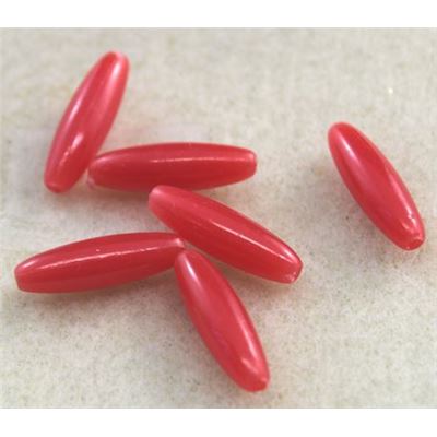 Spaghetti Red Transparent 20x5mm - Minimum 8g