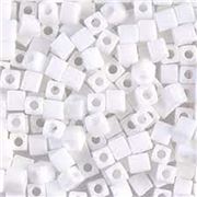 Miyuki Cube Opaque White 4mm Tube 25gm