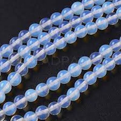 Semi Precious Strand Opalite Round 6mm (approx 63 beads)ea