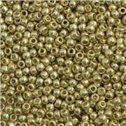 Toho Seed Bead Permanent Finish Galvanised Yellow Gold 11/0  - Minimum 8g