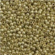 Toho Seed Bead Permanent Finish Galvanised Yellow Gold 11/0  - Minimum 8g