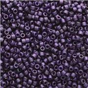 Matubo 10/0 Cylinder Bead Metallic Suede Purple Minimum 3 grams